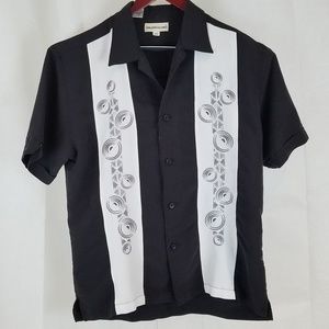 PRONTO UOMO Mens Shirt- Bowling Style,